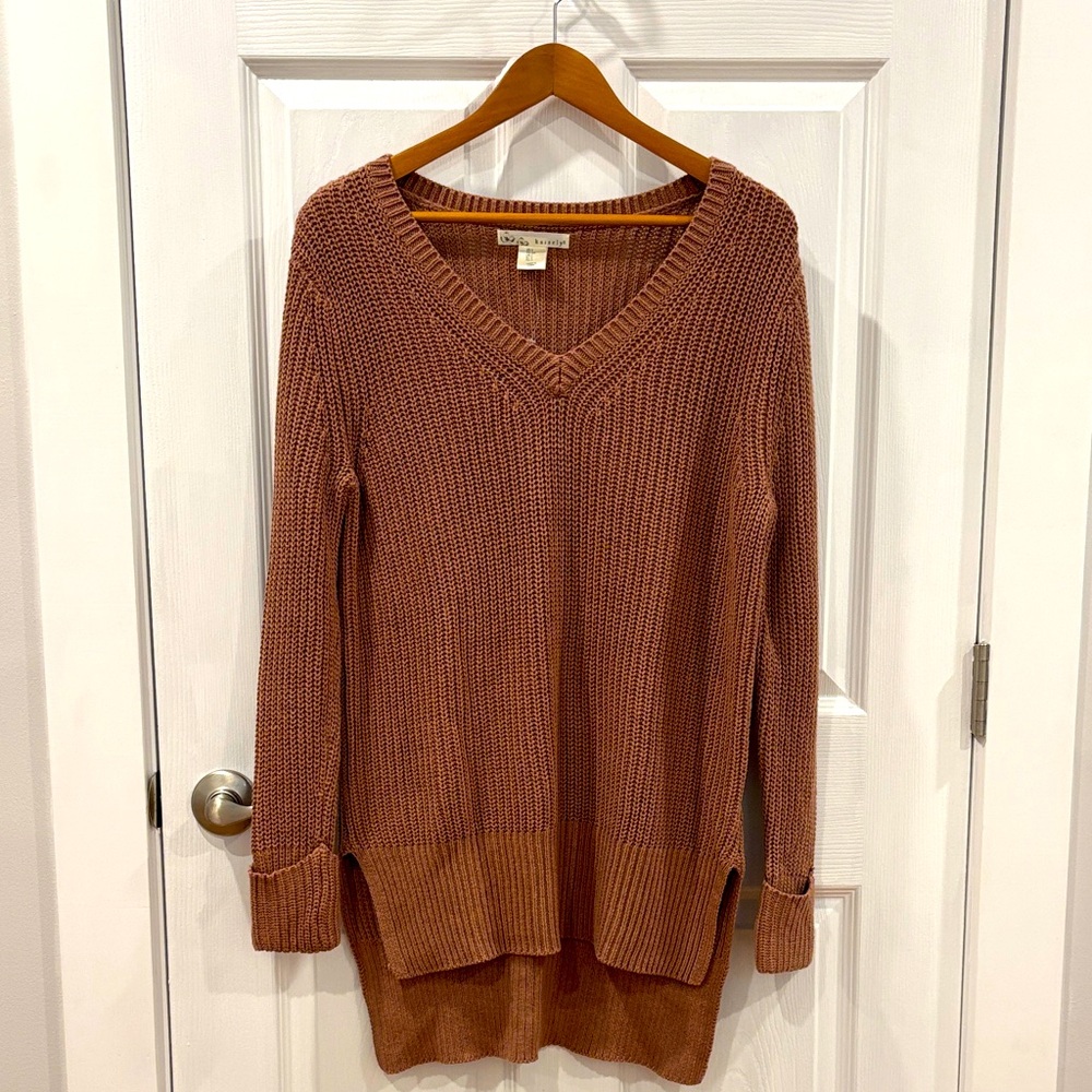 Kaisely V-Neck Tunic Sweater S